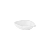 Hawaii Oval White Porcelain Deep Plate 9.5" x 7.5" x h:1.5" 14 oz. (Set of 2)